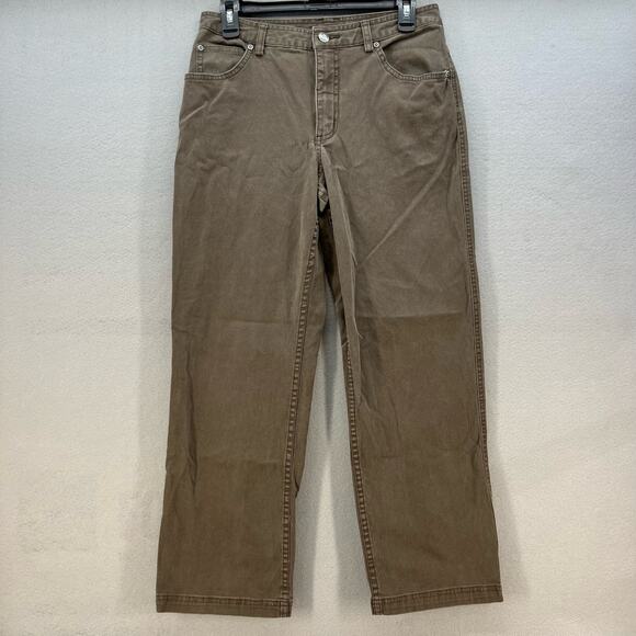 Duluth Trading Co. Denim - Duluth Trading Co. Jeans Women's 8x29 Brown Duluth Flex FH Work Pants Normcore